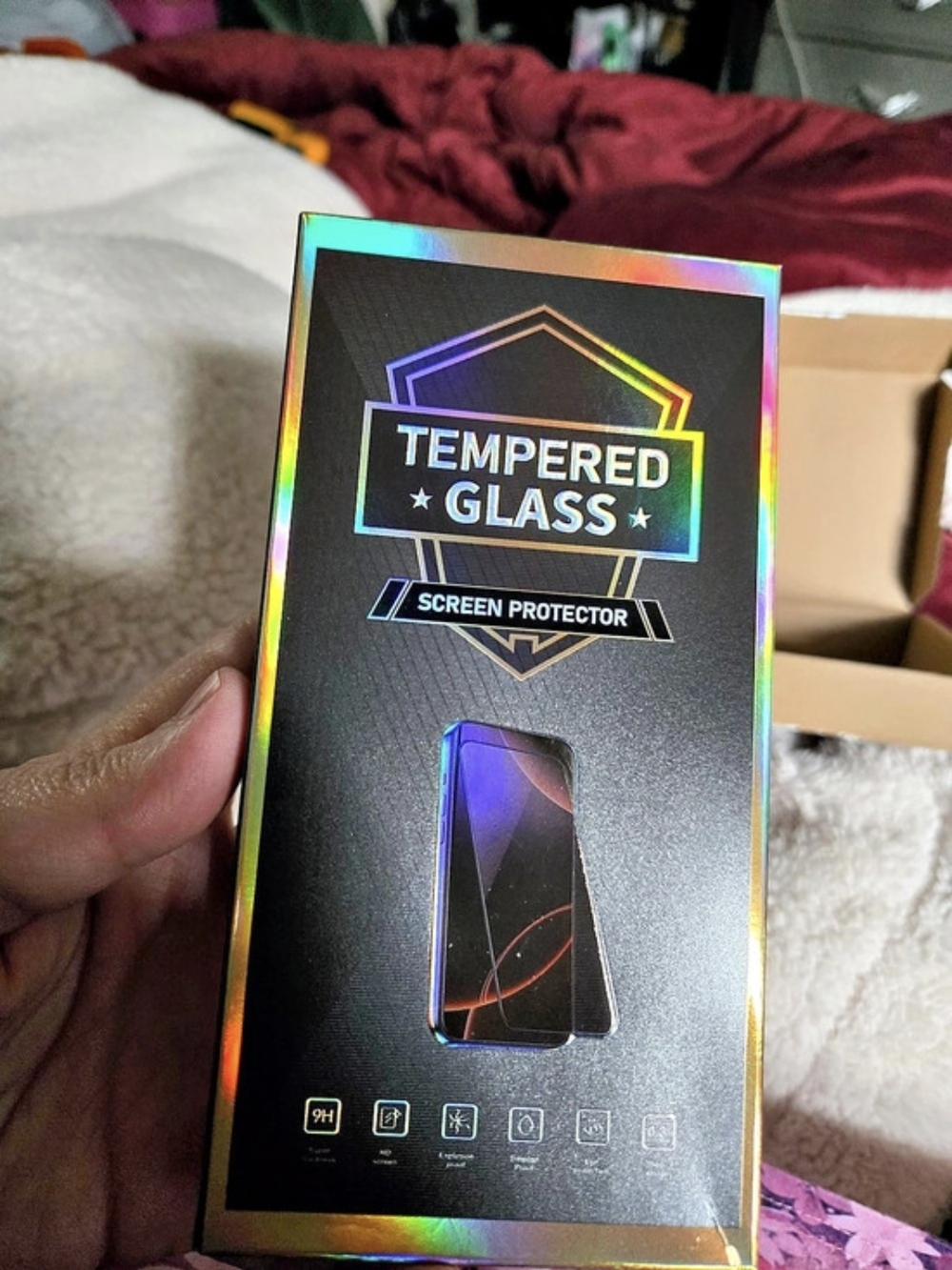 10 Ct Tempered Glass Screen Protector NWT